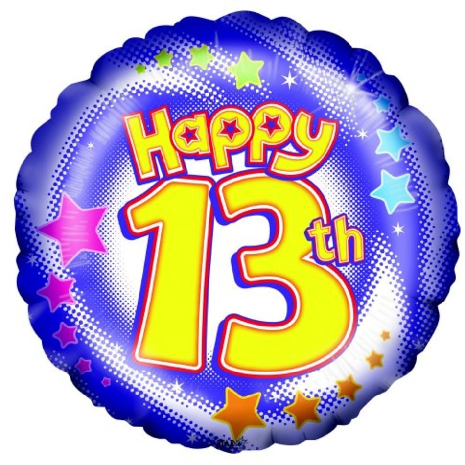 Happy 13th Birthday Boy Clip Art
