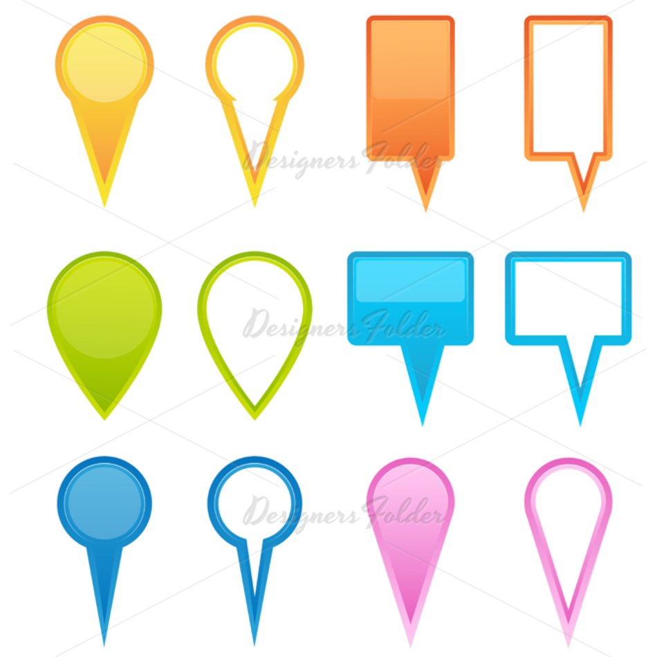 Navigation Icons Vector Free