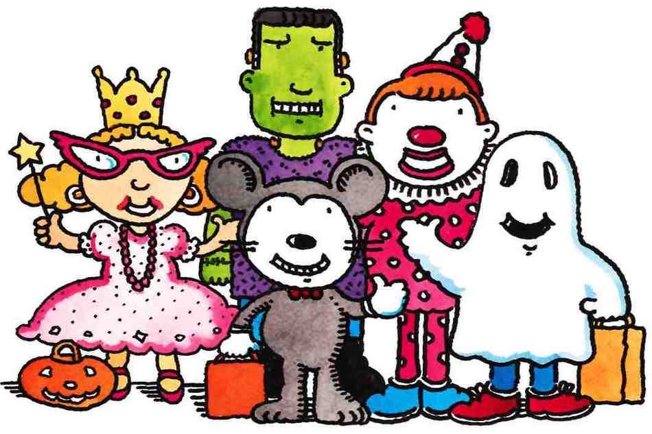funny picture of children for halloween
