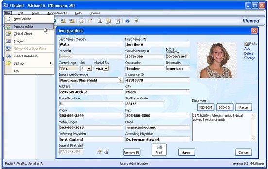 electronic medical record