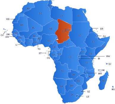Interactive Map Of Africa Countries