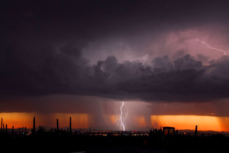 thunderstorm and storm photo over Arizona