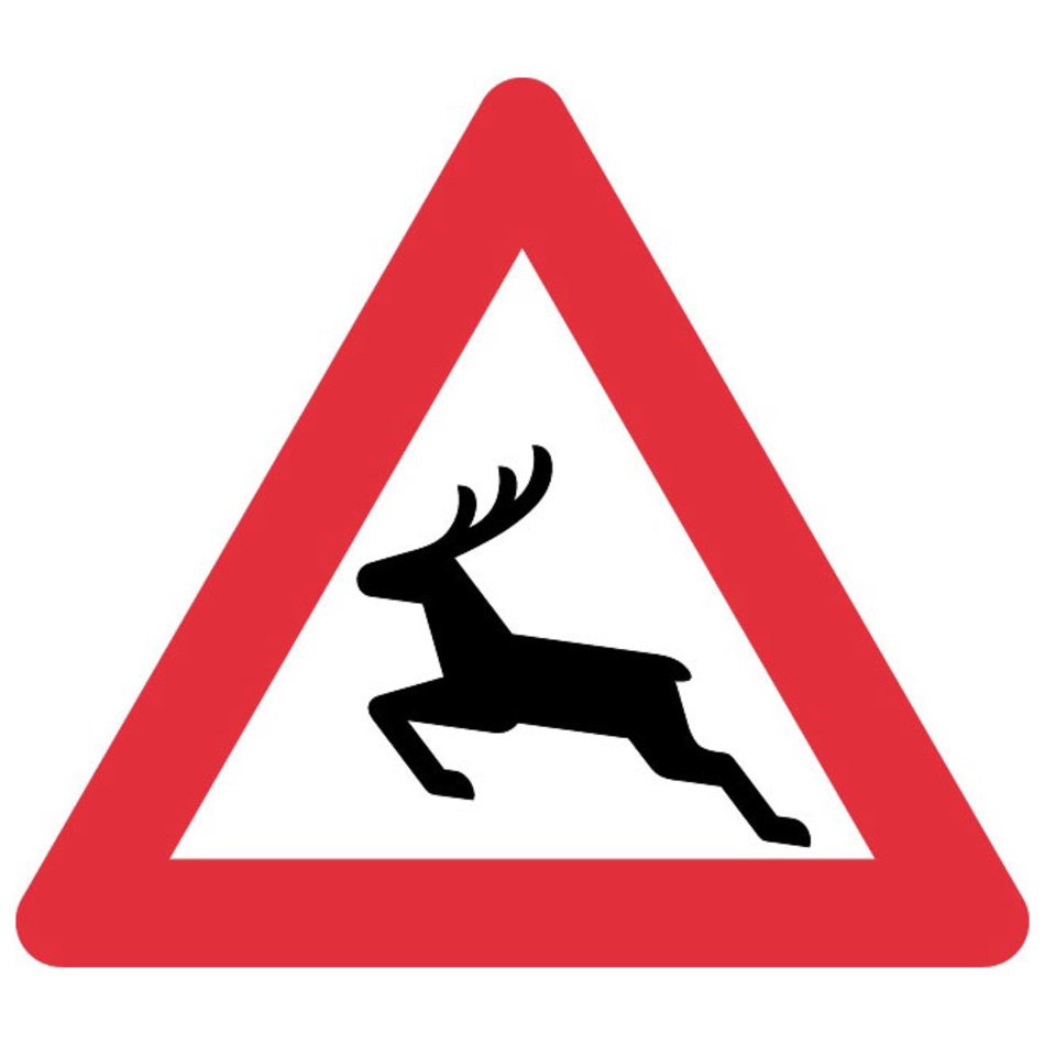 Deer Crossing Road Sign N3