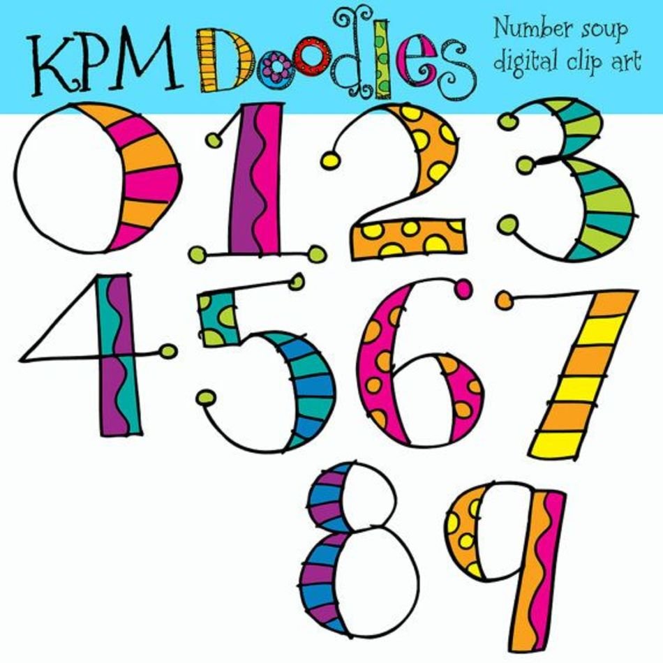 Google Numbers Clip Art N2