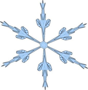 Small Snowflake Clip Art