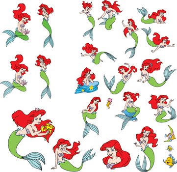 Cartoon Mermaid N4