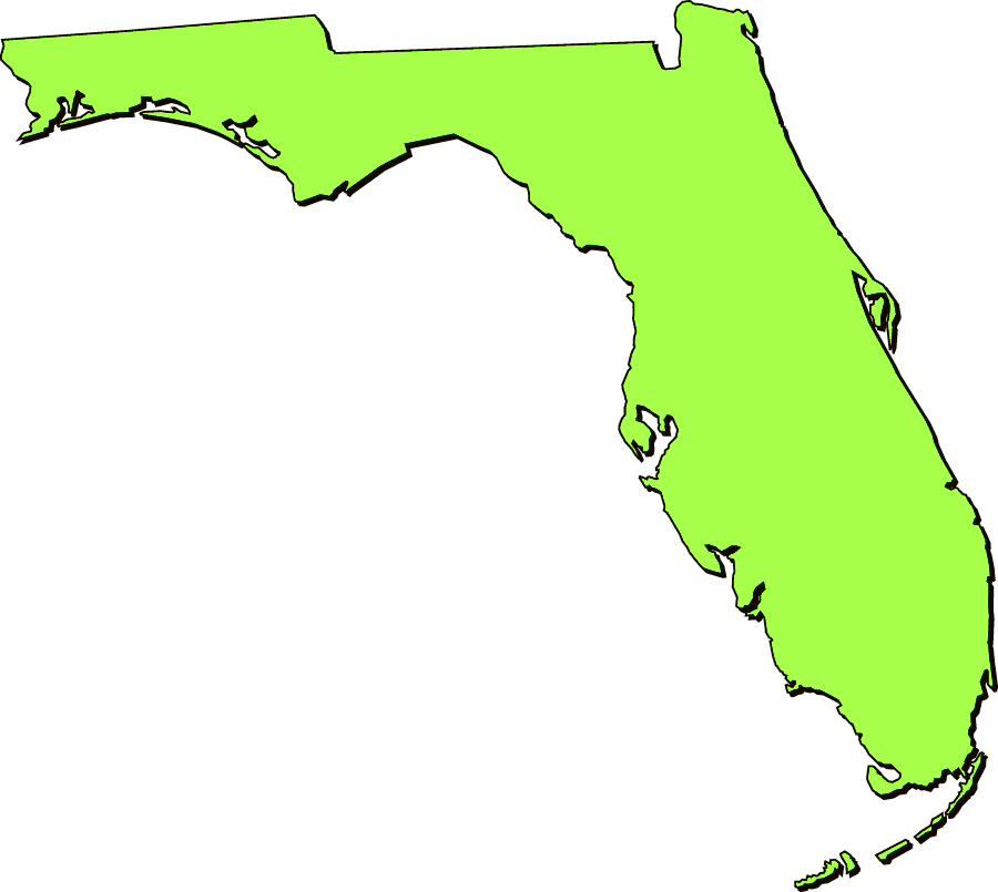 Florida Borders Clipart Map drawing free image download