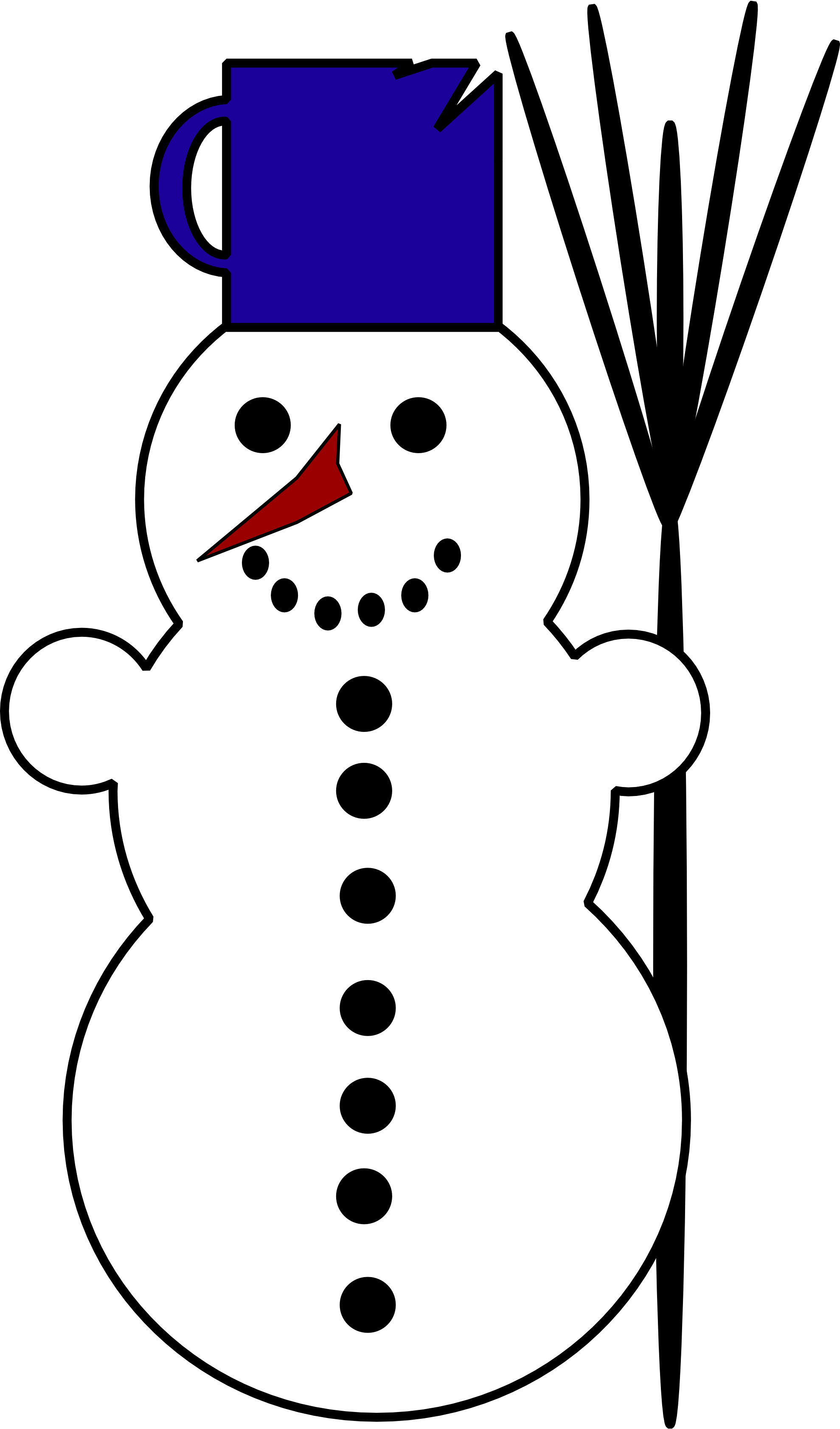 Black And White Snowman Drawing Free Image Download