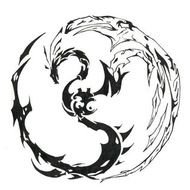 Tribal Dragon Tattoos N10