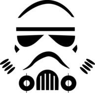 Stormtrooper Pumpkin Stencil