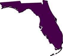 Map of Florida clipart