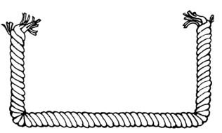 Clip art of Rope Border