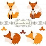Fall Fox Clip Art