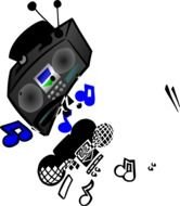 Boombox Clip Art N13
