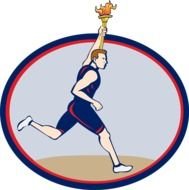 Olympic Torch Clip Art N28
