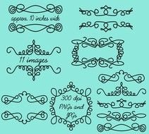 Doodle Frame Clip Art N4