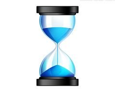 Clip art of Hourglass Icon