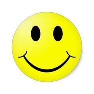 Happy Smiley Face Sticker