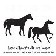 Outline Horse Silhouette Clip Art