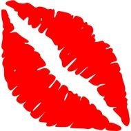 Kissing Lips Clip Art N10