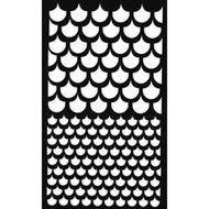 Snake Scale Stencil