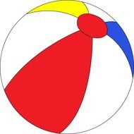 Beach Ball as a illustration