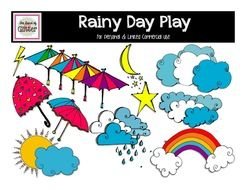 Clip art of Rainy Day icons