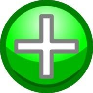 Plus green drawing