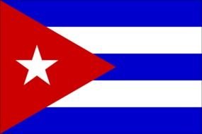 Clip art of Cuban flag