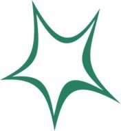 Teal Star Clip Art N4