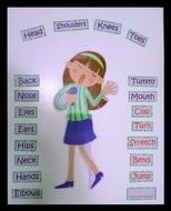Head Shoulders Knees And Toes Clip Art N3