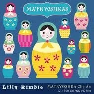 Matryoshka Doll Clip Art N4