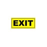 Yellow Construction Exit Signs