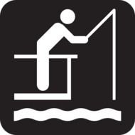 Pier Fishing Clip Art N2