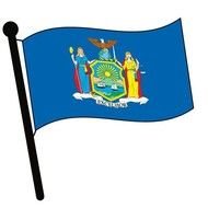 New York State Flag Clip Art