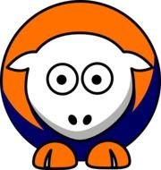 Sheep Bucknell Bison Team Colors College Football Clip Art