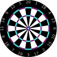 Dart Board Clip Art N34