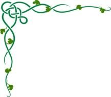 Shamrock Border Clip Art N16
