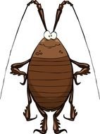 Cartoon Cockroach drawing