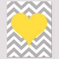 Chevron Heart Clip Art N5
