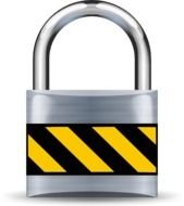 Silver Padlock Clip Art
