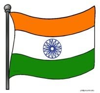 India Flag Clip Art N5