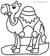 Camel Coloring Page N2