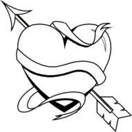 Heart With Love Coloring Pages