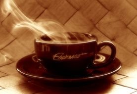 hot coffee cupcapuccino