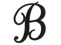 Script Letter B N2