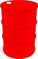 Big red wheelbarrow clipart