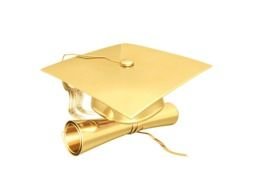 Gold Graduation Cap N2