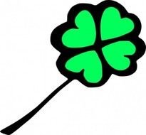 4 Leaf Clover Clip Art Free N4