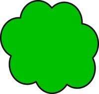 Clip Art Green Clouds